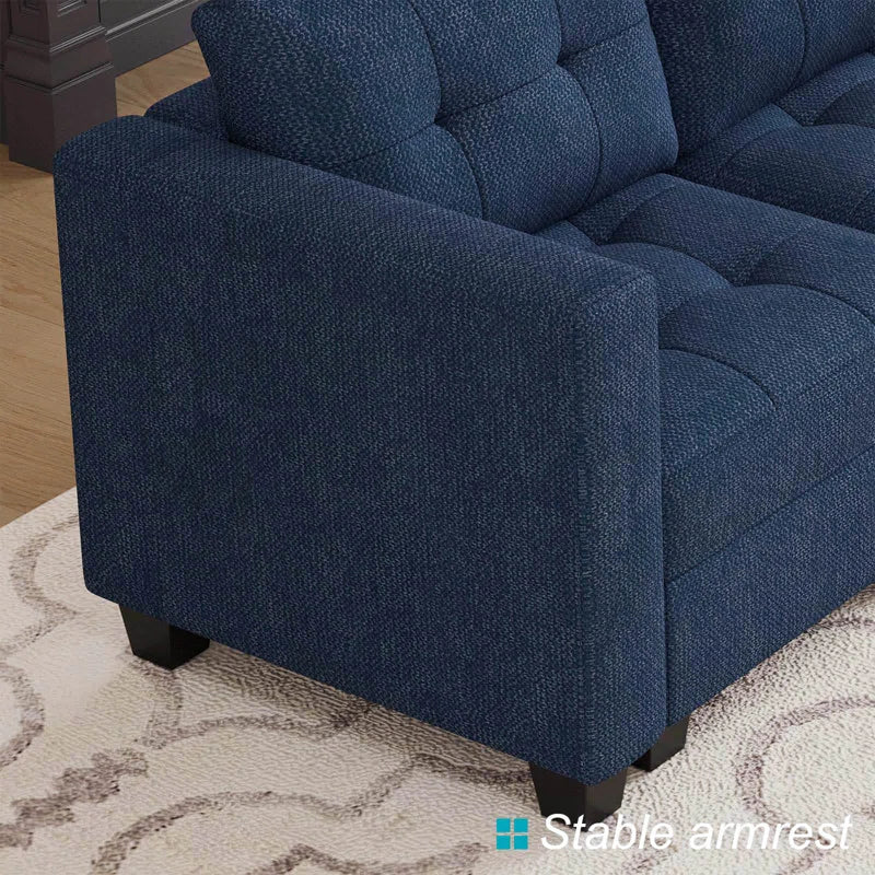 Kapun 169.4'' Large U-Shaped Variable Sectional Couch Module Polyester Blend Sofa with Storage